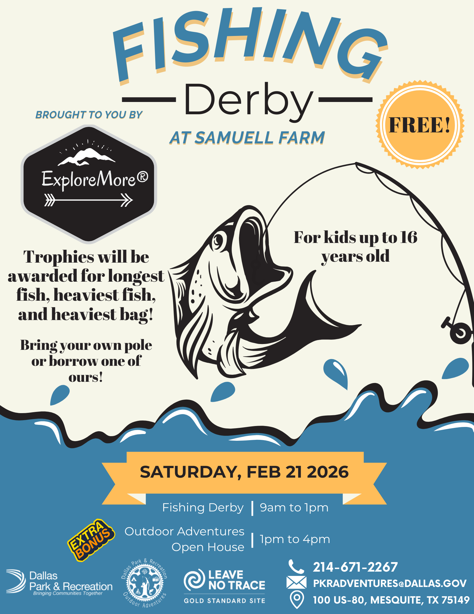 Fishing Derby Flyer