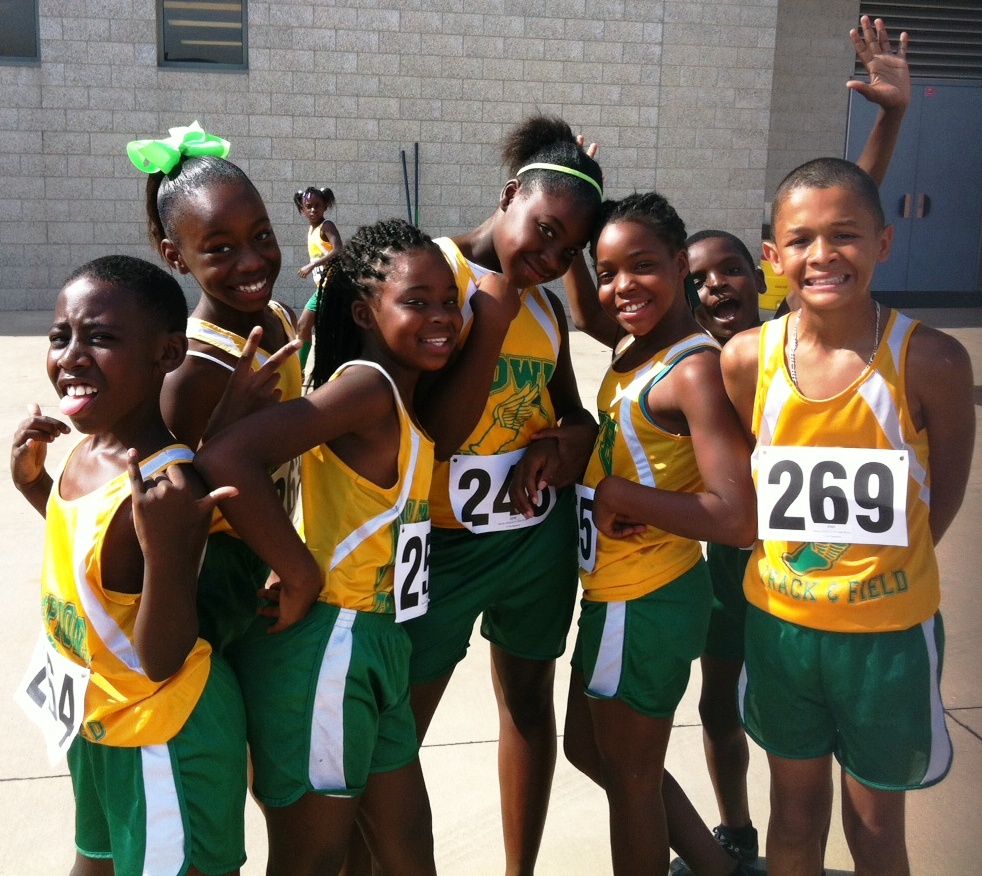 Group of runners smiling